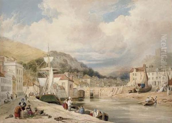 View Of Dover Harbour Looking Towards The Castle - view 1
