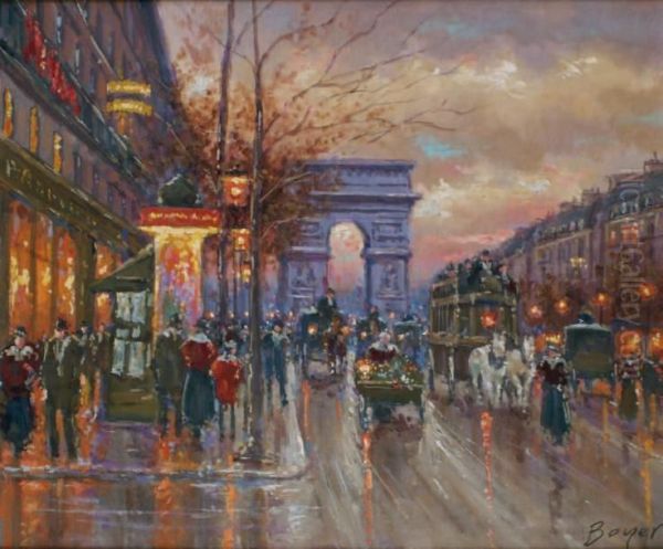 Paris, Les Champs-elysees - view 1