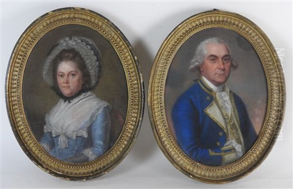 A Pair Of Portraits Of A Brother And Sister - view 1