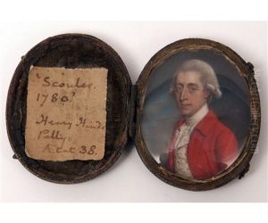 Henry Hinde Pelly Aged 38 Portrait Miniature by James Scouler