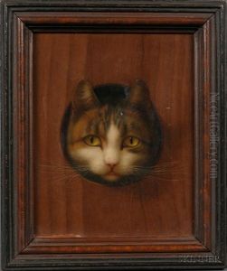 Peek-a-boo Kitty by James Long Scudder