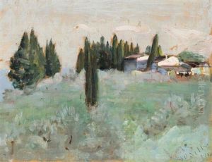 Paysage De Provence by Octavie Seailles