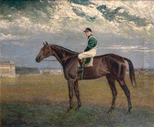 Le Jockey Et Le Pur Sang Avant Le Depart