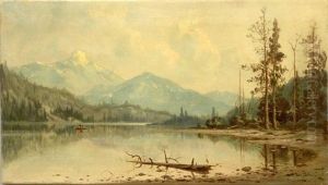 Fishing At The Lake by Benjamin Willard Sears