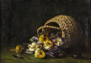 Still Life With Pansies by George W. Seavey