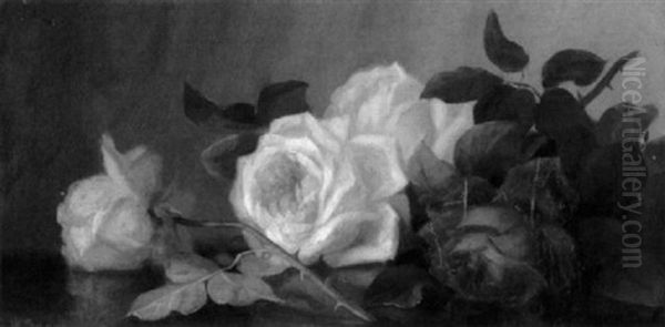 Still Life With Red And Pink Roses - view 1