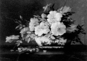 Still Life With Yellow Roses by George W. Seavey