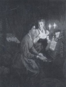 Music By Candlelight by Pieter Willem Sebes