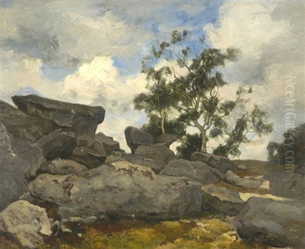 Landschaft Mit Felsbrocken - view 1