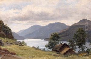 Paysage Suisse by Hippolyte Victor (Valentin) Sebron