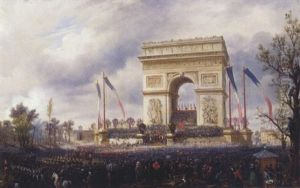 Paris, Place De L'etoile, Fete De La Fraternite by Hippolyte Victor (Valentin) Sebron