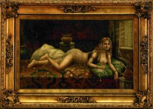 A Harem Beauty by Joseph Sedlacek
