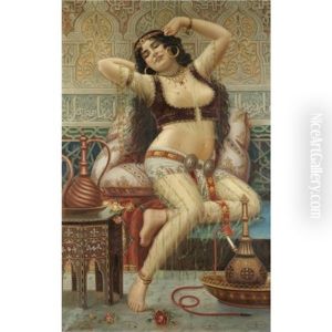 A Harem Beauty by Joseph Sedlacek
