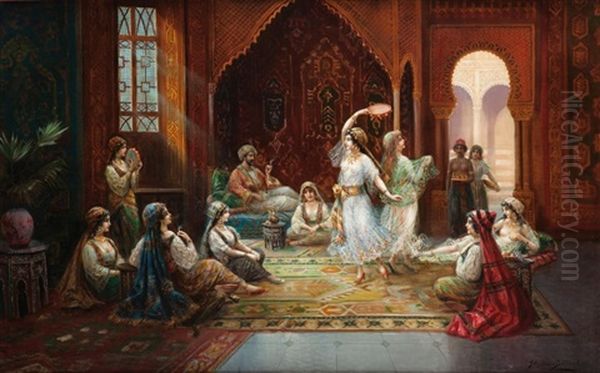 Concert Et Danseuses Au Harem - view 1