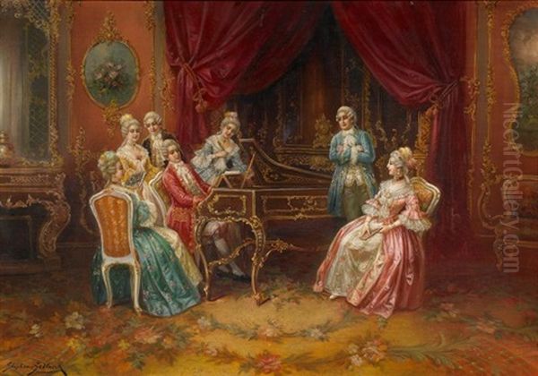 Der Junge Mozart Am Spinett - view 1