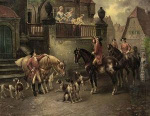 Retour De La Chasse Au Renard by Stephan Sedlacek