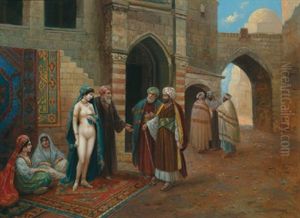 Auf Einem Basar by Stephan Sedlacek