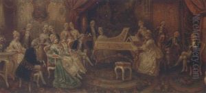 Musikalische Madchen by Stephan Sedlacek