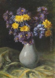 Astern Und Rittersporn by Lothar von Seebach