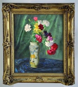 Bouquet De Fleurs Dans Un Albarello by Lothar von Seebach