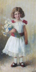 Madchen Mit Wiesenblumen Madchen Mit Wiesenblumen