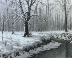 Snowy Riverscape Snowy Riverscape