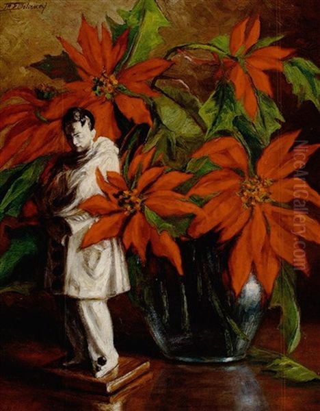 Pagliacci And Poinsettias - view 1