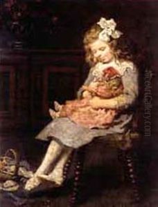 Child With Doll by Otto Seeck