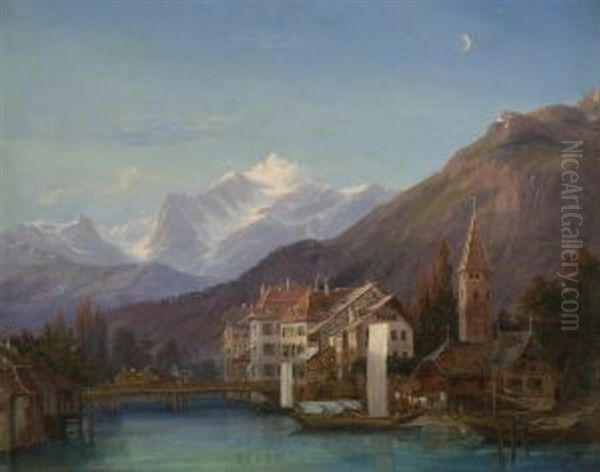 Interlaken - Blick Auf Das Jungfrau-massiv - view 1