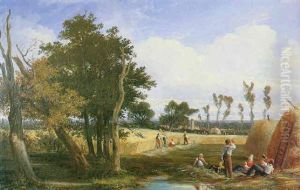 Le Repos Des Moissonneurs by Hermann Ludwig Seefisch