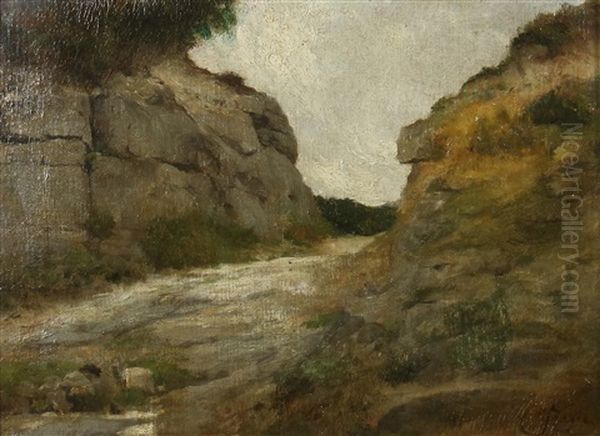 Durchgang Zwischen Felsen, Wohl Ein Spazierweg In Einer Dunenlandschaft - view 1