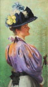 Marie Cramer Von Clausbruch, The Artists Wife by Hermann Seeger