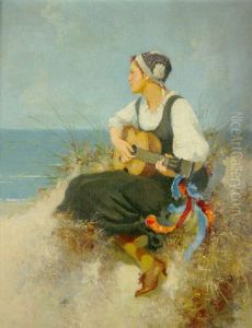 Jeune Femme A La Plage Jeune Femme A La Plage