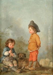 Deux Petits Enfants by Johann Conrad Seekatz