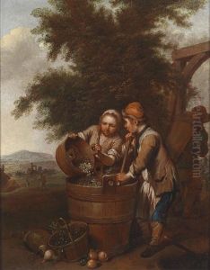 Die Weinlese by Johann Conrad Seekatz