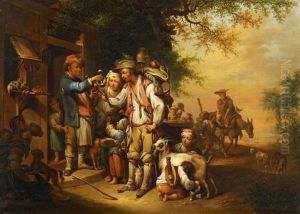 Wandernde Zigeunerfamilie by Johann Conrad Seekatz