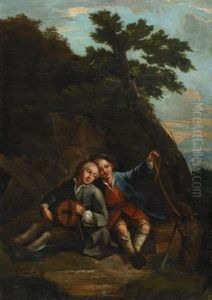 Knaben Mit Drehlaier by Johann Conrad Seekatz
