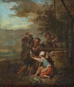 Kinderszene (+ Another; 2 Works) by Johann Conrad Seekatz