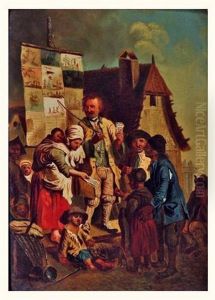 Le Maitre D'ecole by Johann Conrad Seekatz
