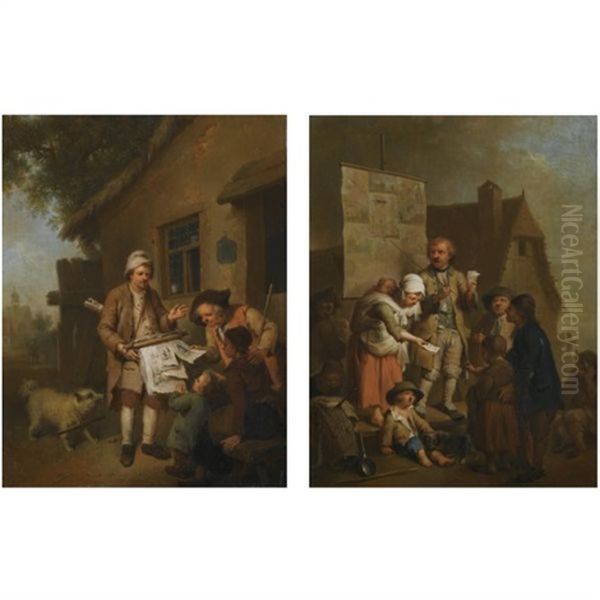 The Print Seller (+the Singer; Pair) - view 1