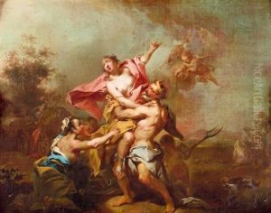 Pluto Entfuhrt Die Proserpina by Johann Conrad Seekatz