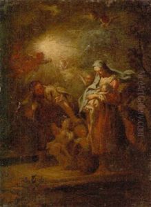 Heilige Familie Auf Der Flucht Nach Agypten Heilige Familie Auf Der Flucht Nach Agypten