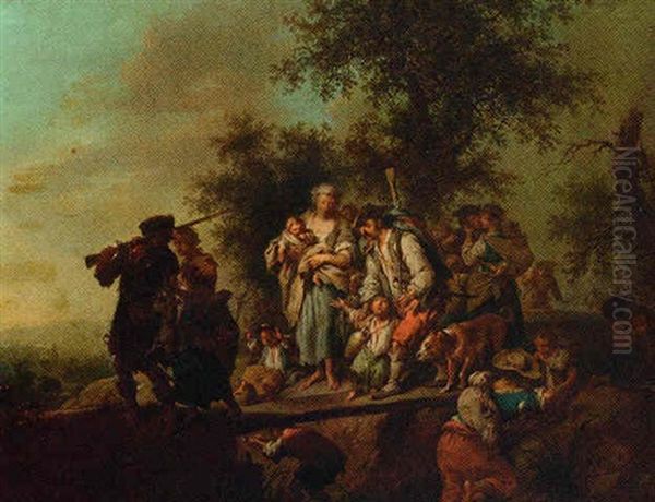 Soldiers Returning From Battle - view 1