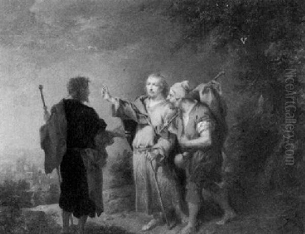 Christus Auf Dem Wege Nach Emmaus - view 1