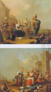 A Game Seller by Johann Conrad Seekatz