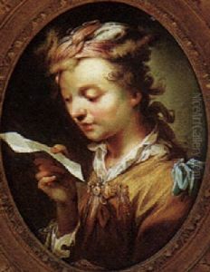 Portrait Of A Young Man Reading A Letter, Half Length