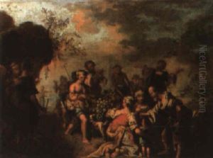 Moses Leading The Israelites Into The Promised Land by Johann Conrad Seekatz
