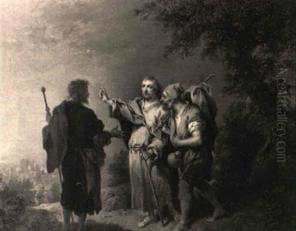 Christus Und Die Junger Auf Dem Weg Nach Emmaus - view 1