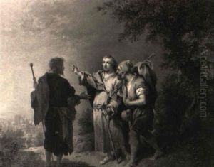 Christus Und Die Junger Auf Dem Weg Nach Emmaus