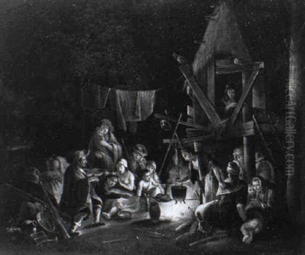 Nachtliches Zigeunerlager - view 1